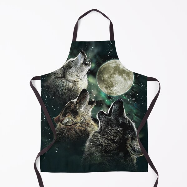 Item preview, The Howling Wolf at the Moon and Galaxy Stars designed and sold by Christel-Nicol.