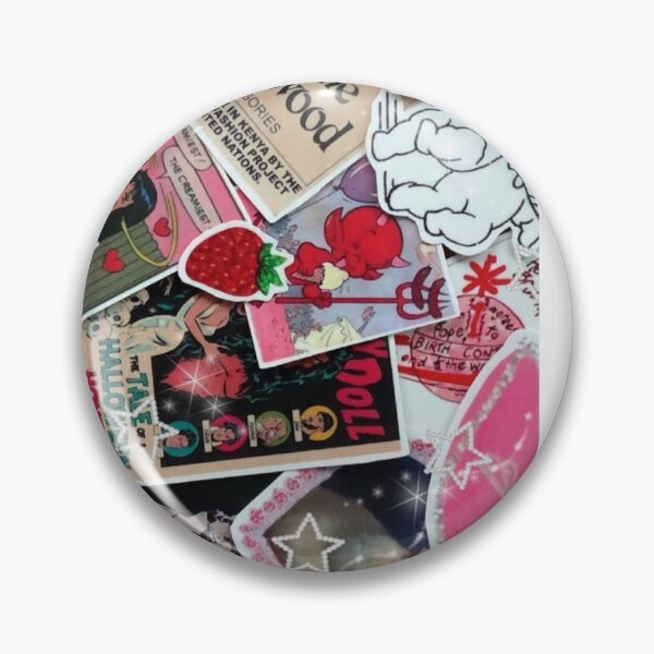 Artikelvorschau, süße rosa y2k Collage entworfen und verkauft von abrimando.