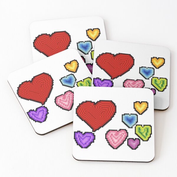Item preview, More pixel hearts designed and sold by mankor.