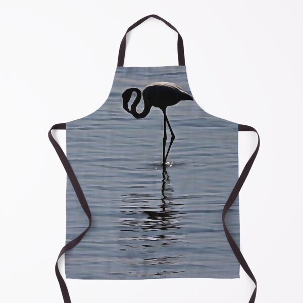 Item preview, Artistic Silhouette of a Solitary Flamingo designed and sold by taiche.
