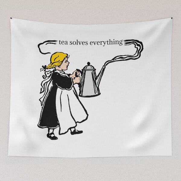 Item preview, Tea Solves Everything [girl] designed and sold by bellatierra.