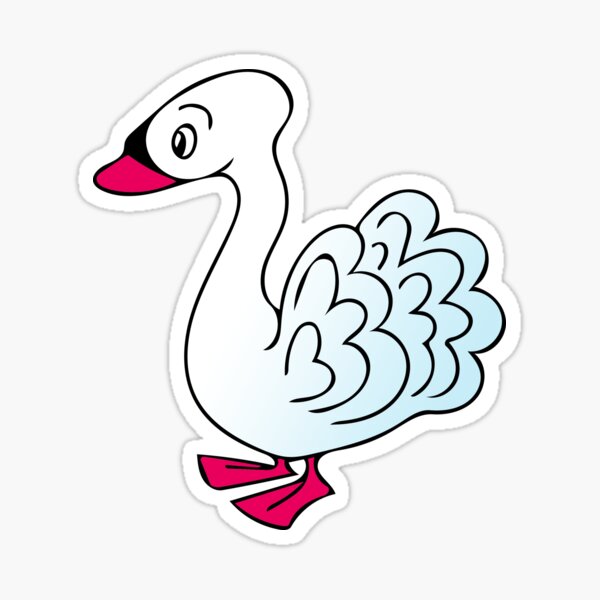 Vista previa del artículo con la obra «Pretty Swan», diseñado y vendido por SwanWaters.