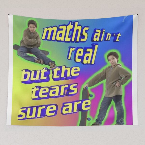Item preview, Maths ain't real but the tears sure are designed and sold by jennytoll123.
