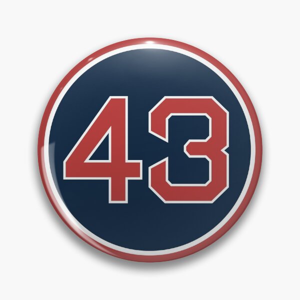Item preview, Dennis Eckersley #43 Jersey Number designed and sold by StickBall.