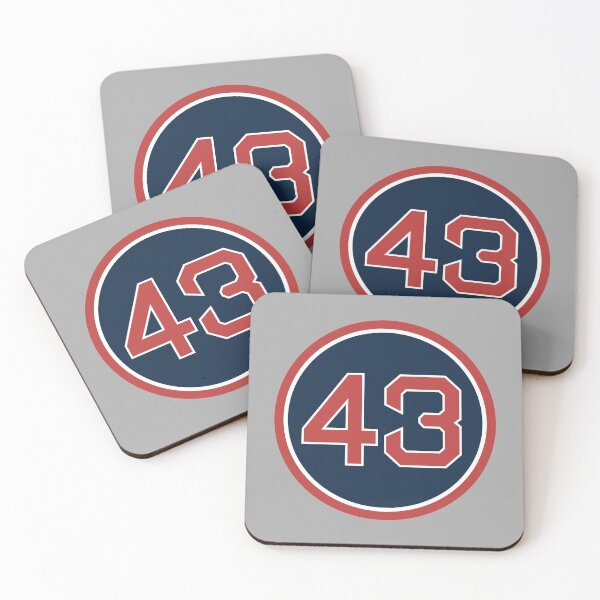Item preview, Dennis Eckersley #43 Jersey Number designed and sold by StickBall.