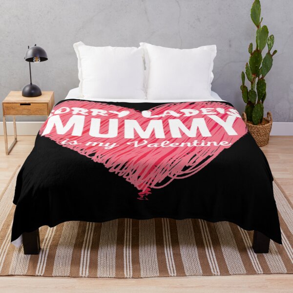 Aperçu de l'œuvre Désolé mesdames maman est ma Saint-Valentin Citation drôle de la Saint-Valentin créée et vendue par Xrizen  Designs.