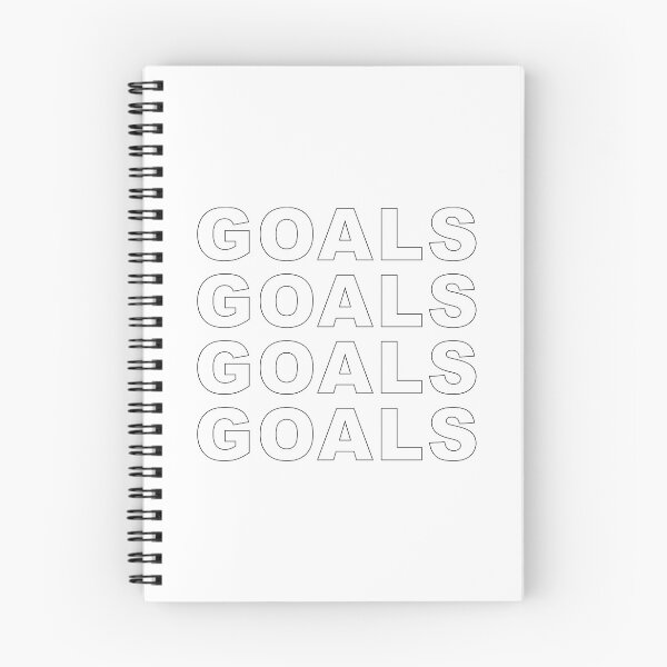 Item preview, GOALS (WHITE) designed and sold by goal-getter.