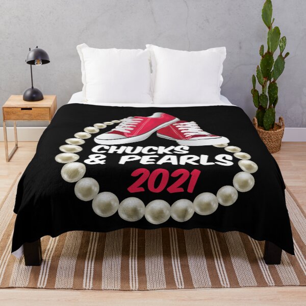 Item preview, Chucks and Pearls 2021 Kamala Harris Vice President American Election 2021 Chucks Pearls designed and sold by Enraged46.