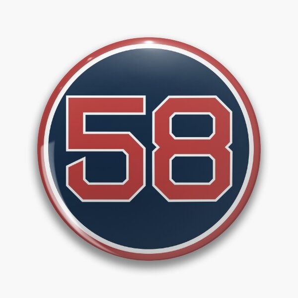 Item preview, Jonathan Papelbon #58 Jersey Number designed and sold by StickBall.