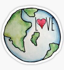 Pegatina AMOR día de la tierra