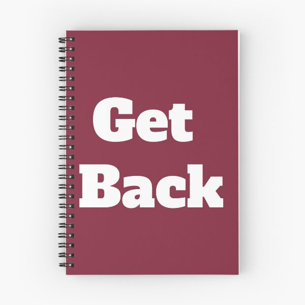 Item preview, Get Back designed and sold by QuotesDogma.