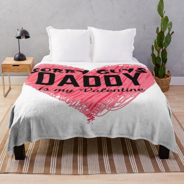 Item preview, Sorry Guys Daddy Is My Valentine Funny Valentines Day Quote designed and sold by Xrizen  Designs.