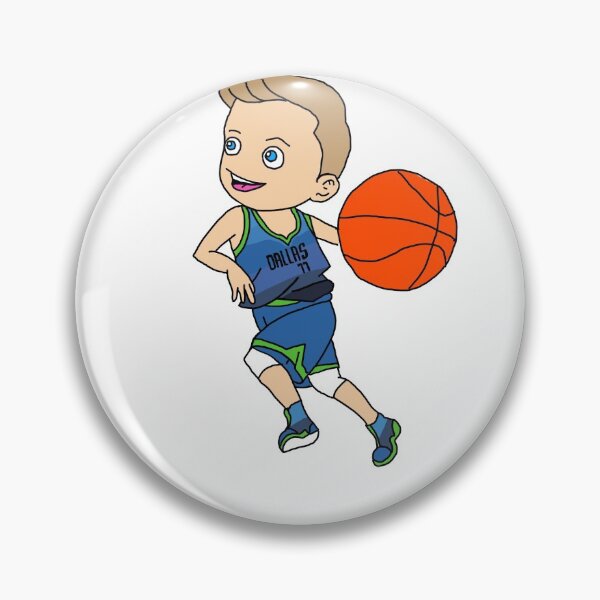 Item preview, Luka Dončić F #77 Mavs Retro Jersey Cartoon  designed and sold by John Schaefer.