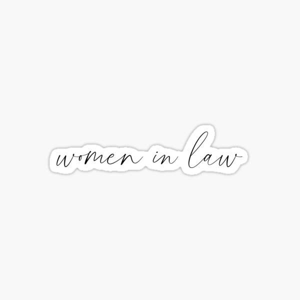 women in law Sticker