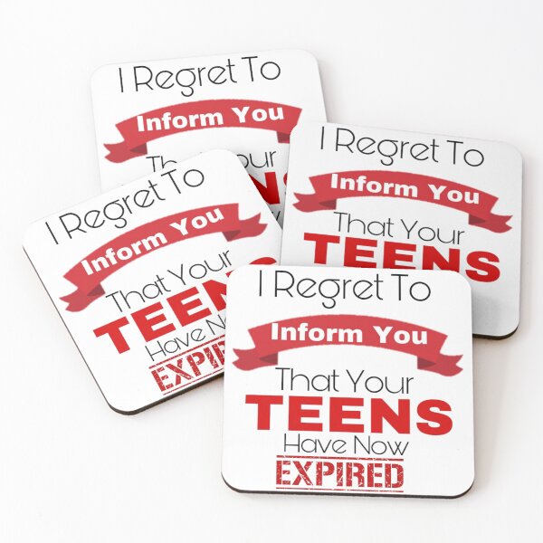 Item preview, I regret to inform you that your teens have now expired  designed and sold by Yeewen88.