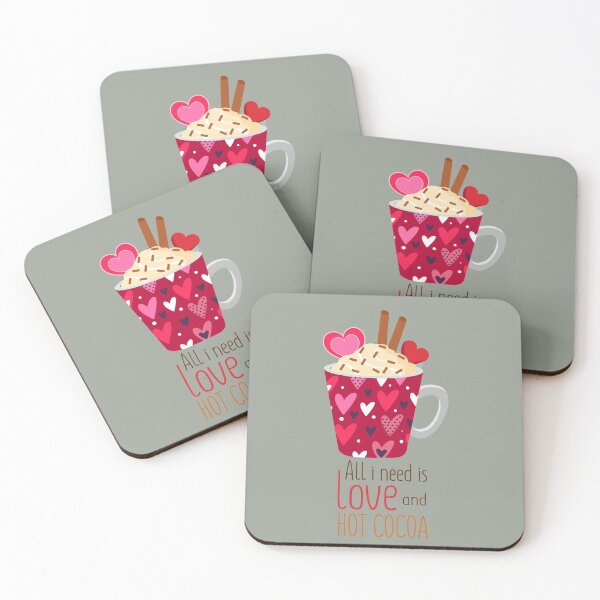 Item preview, All I Need Is Love And Hot Cocoa Valentine's Day designed and sold by Gordon Nelson.