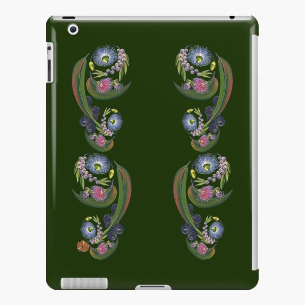 FLORAL ~ Folkart Gumnuts for Zipped Hoodies by tasmanianartist 04012021 iPad Snap Case
