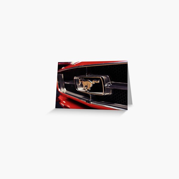 ford mustang logo Greeting Card