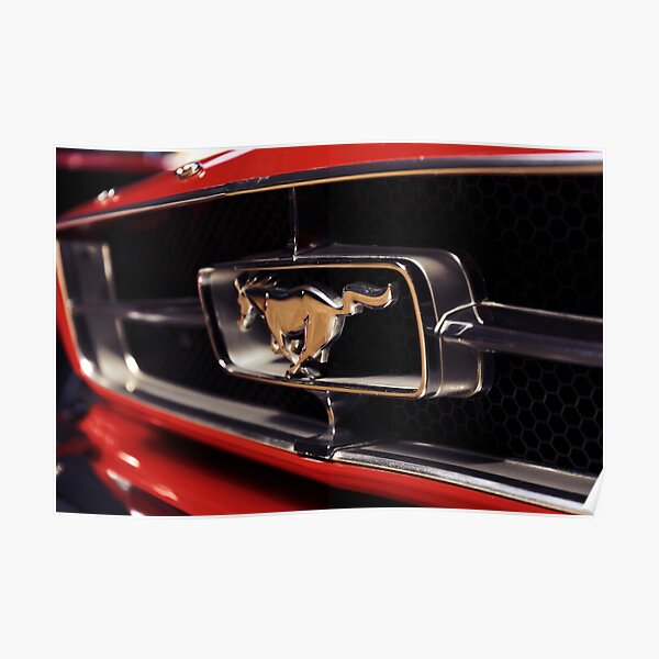 ford mustang logo Poster