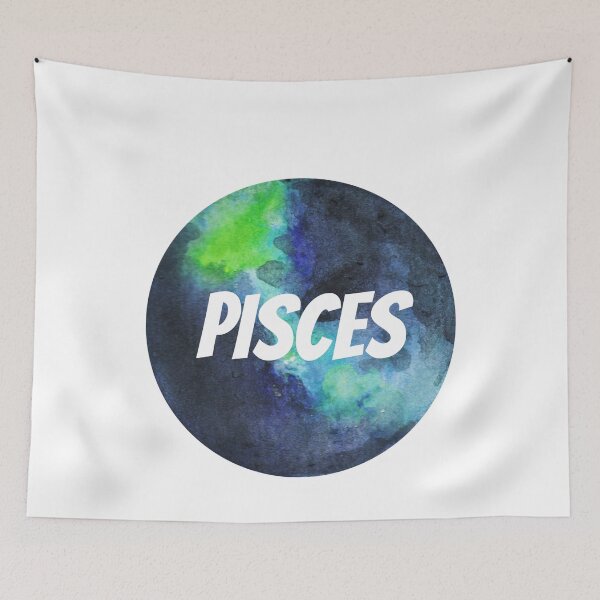 Item preview, Pisces Watercolor Moon designed and sold by spoeg.