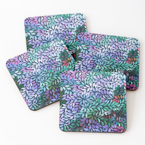 Item preview, Australian Aboriginal Art Pink and Turquoise  designed and sold by GhostGumDesigns.