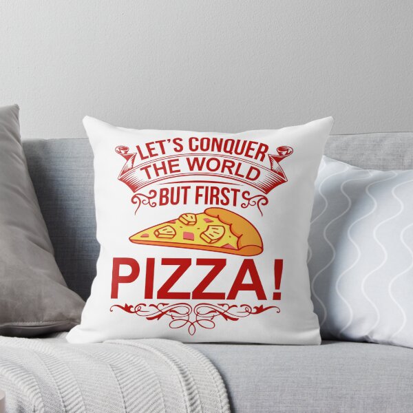 Item preview, Let’s Conquer The World But First Pizza T-Shirts designed and sold by TshirtStoreBD24.
