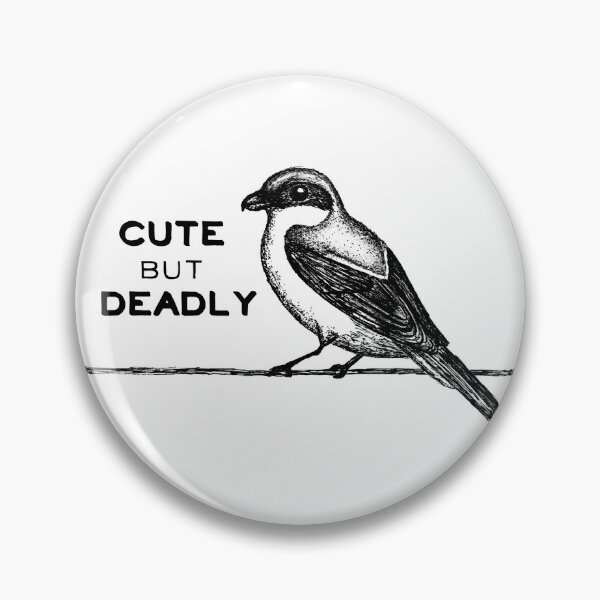 Item preview, Dangerously Cute: Loggerhead shrike designed and sold by ToadAndTempest.