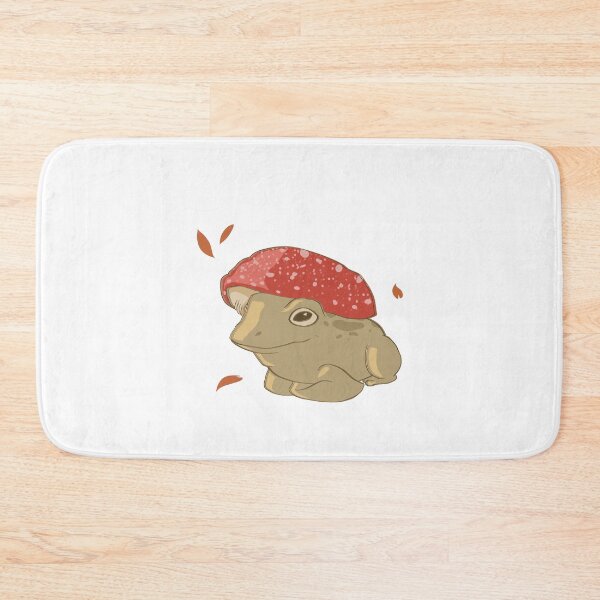 Item preview, Happy Mushroom Frog (Red) designed and sold by SandyCrocodilly.