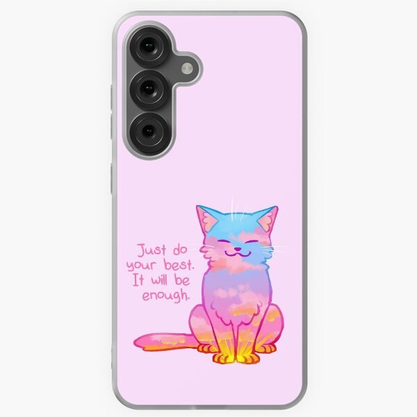 Item preview, "Your Best Is Enough" Sunset Cat designed and sold by thelatestkate.