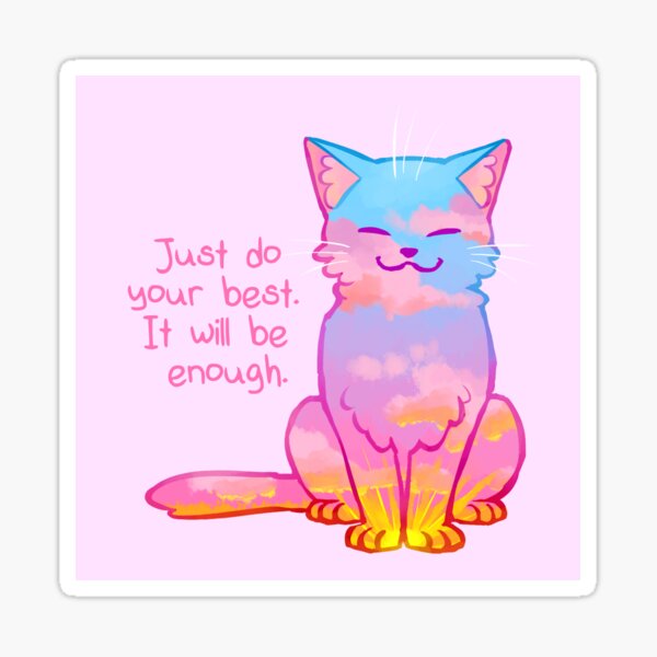 Positive Affirmation Sticker for Sale by Hadley Abbas