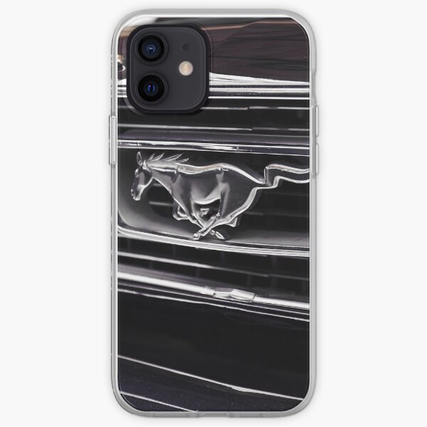 ford mustang, mustang logo Coque souple iPhone