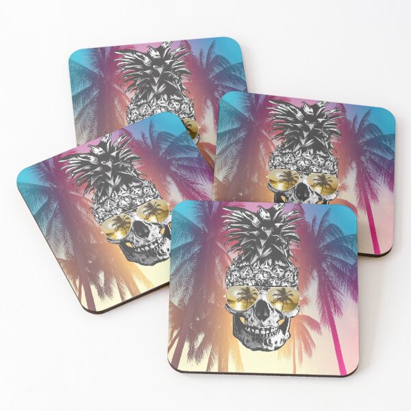 Item preview, Pineapple Skull Wear Sunglasses Summer Vibes  designed and sold by Christel-Nicol.