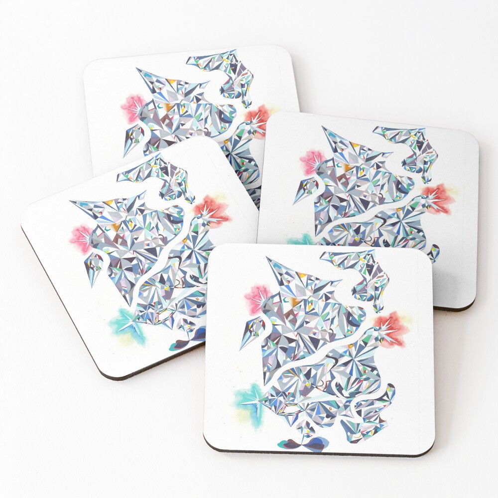 Item preview, Coasters (Set of 4) designed and sold by MirpandaWorks.