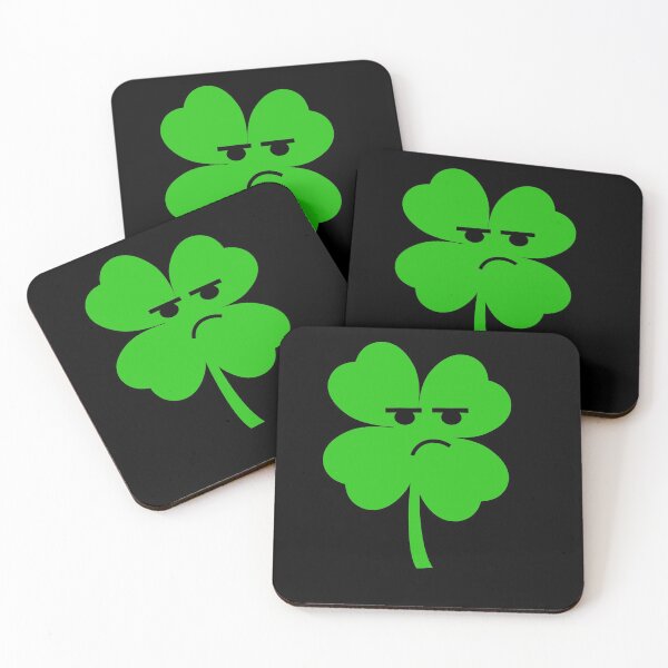 Item preview,  Grumpy Four Leaf Clover designed and sold by Midnight Sky Sundry.