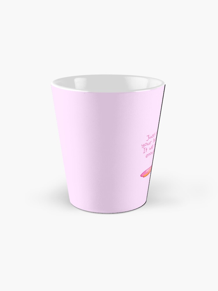 Alternate view of "Your Best Is Enough" Sunset Cat Mug