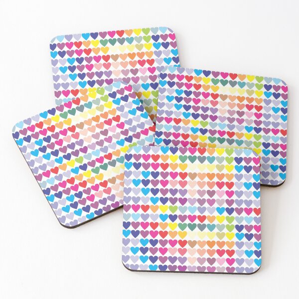 Item preview, Colorful Valentine's Day Hearts Pattern designed and sold by LordAudes.