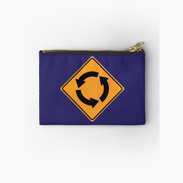 Item preview, Roundabout Circle Street Sign purple accessories housewares designed and sold by SignsAreReal.