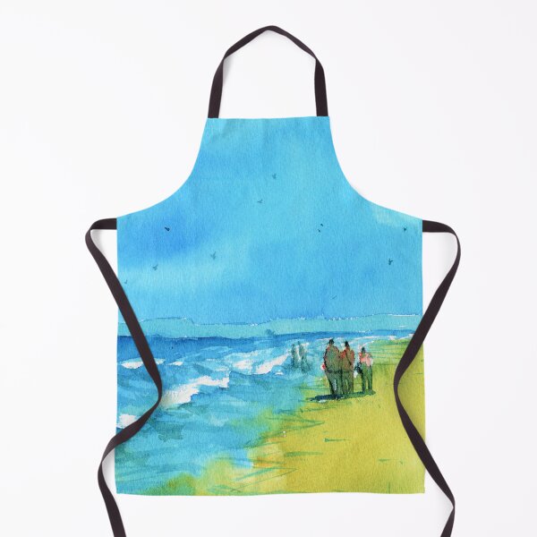 Item preview, Beach Landscape in Watercolor designed and sold by darrenyeoart.