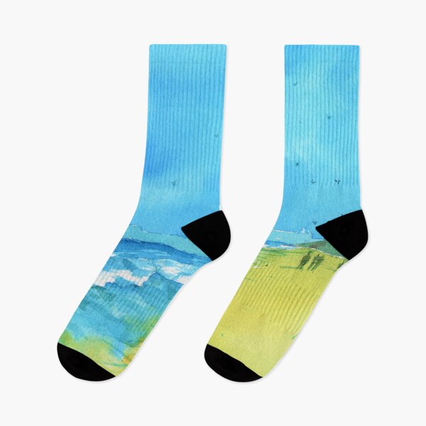 Item preview, Beach Landscape in Watercolor designed and sold by darrenyeoart.