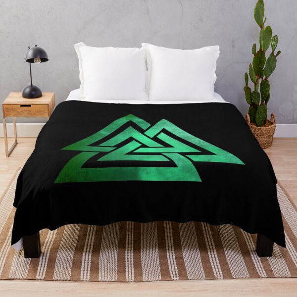 Item preview, valknut green designed and sold by geoceltic.