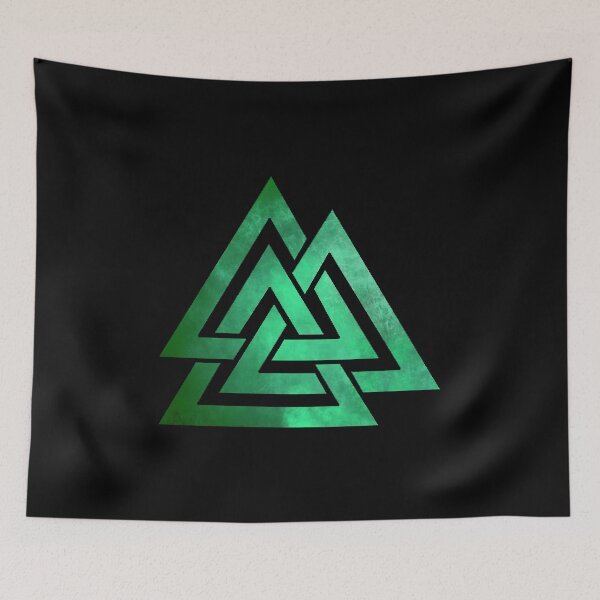 Aperçu de l'œuvre vert valknut créée et vendue par geoceltic.