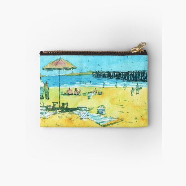 Item preview, Beach Landscape in Watercolor - Jetty/Pier Scene designed and sold by darrenyeoart.