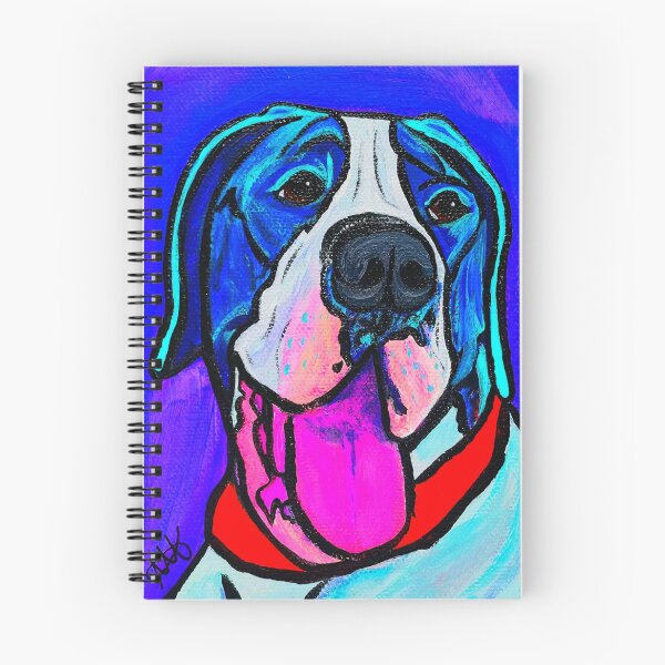 Item preview, Great Dane Goliath - Vibrant Blue designed and sold by Amanda A. Anthony.