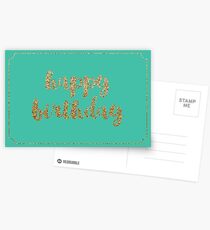 Happy Birthday Postcards