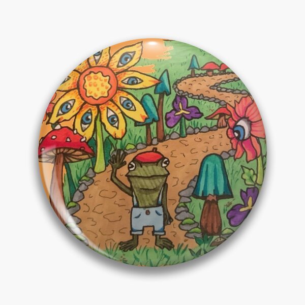 Item preview, miniature frog world designed and sold by Grace Pinkstone.