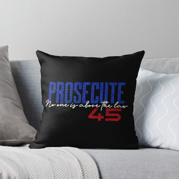 Item preview, Prosecute 45: No One is Above the Law in Red, White and Blue designed and sold by Sheila Pressley.