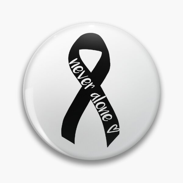 Item preview, Never Alone Black Ribbons designed and sold by smilinggirld.