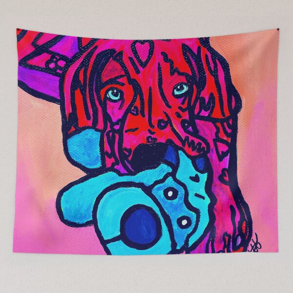 Item preview, Vibrant Great Dane Rufus designed and sold by Amanda A. Anthony.