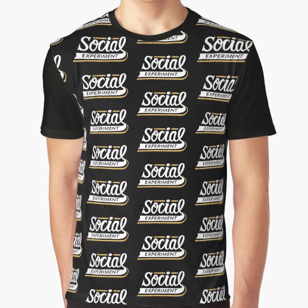 Social Experiment Graphic T-Shirt