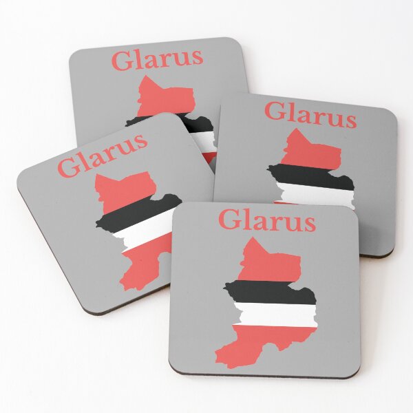 Item preview, Glarus Canton Map Flag, Switzerland designed and sold by marosharaf.